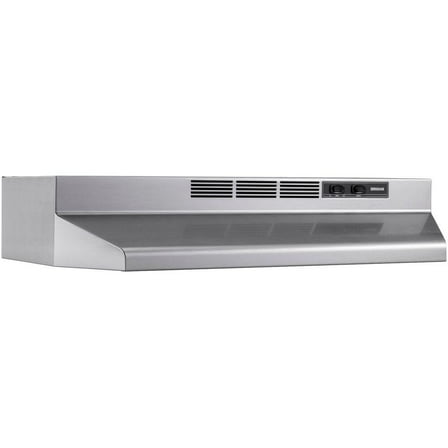 Broan 36" Range Hood, Non-ducted, 2-Speed Rocker, Light