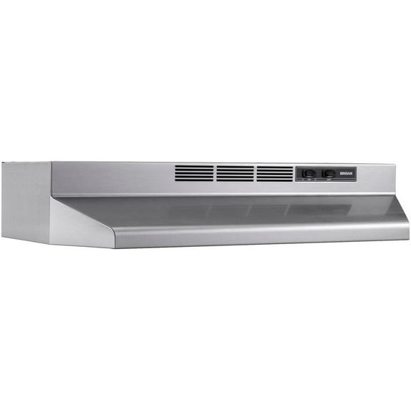 Broan 36" Range Hood, Non-ducted, 2-Speed Rocker, Light