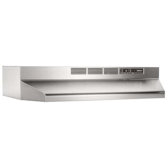Broan 24 Inch Stainless Steel ADA Capable Non Ducted Under Cabinet Range Hood