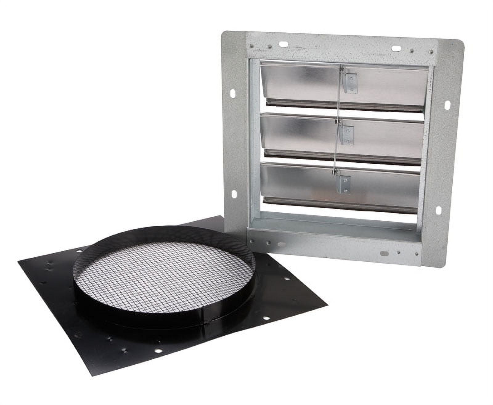 Broan 441 Aluminum Wall Cap with Gravity Damper for 10" Round Duct