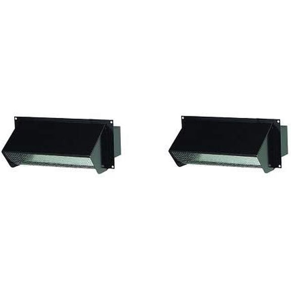Broan 639 Wall Cap for 3-1/4" x 10" Duct for Range Hoods and Bath Ventilation Fans 2-Pack