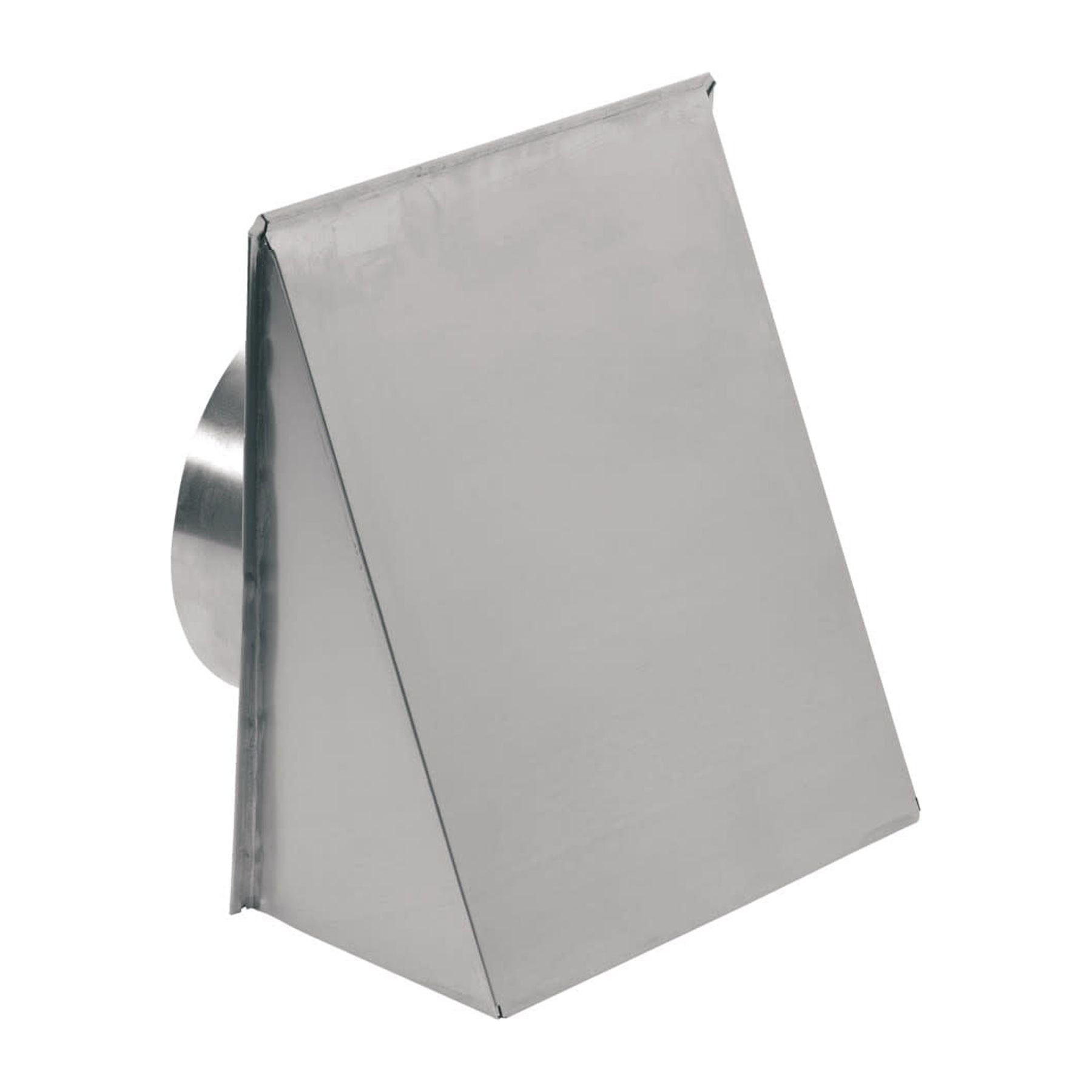 Broan 643 8" Round Duct Aluminum Wall Cap - Silver