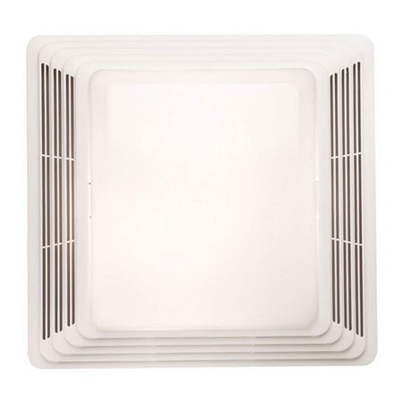 Broan 679 Bathroom Bath Ceiling Exhaust Ventilation Fan Vent and Light, White