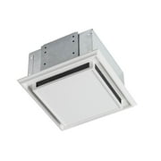 Broan 682 Bathroom Ventilation Fan with Charcoal Filter and White Plastic-Grille