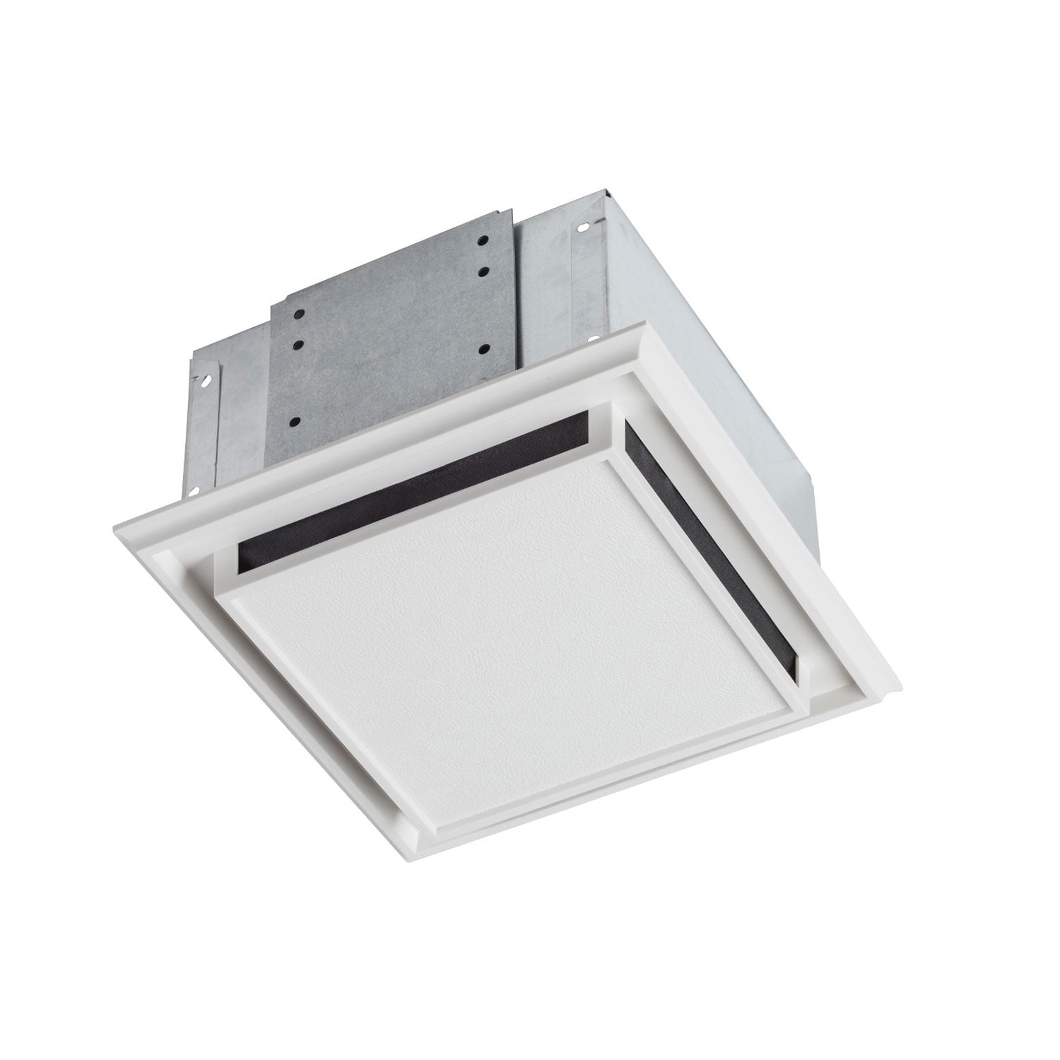 Broan 682 Bathroom Ventilation Fan with Charcoal Filter and White  Plastic-Grille
