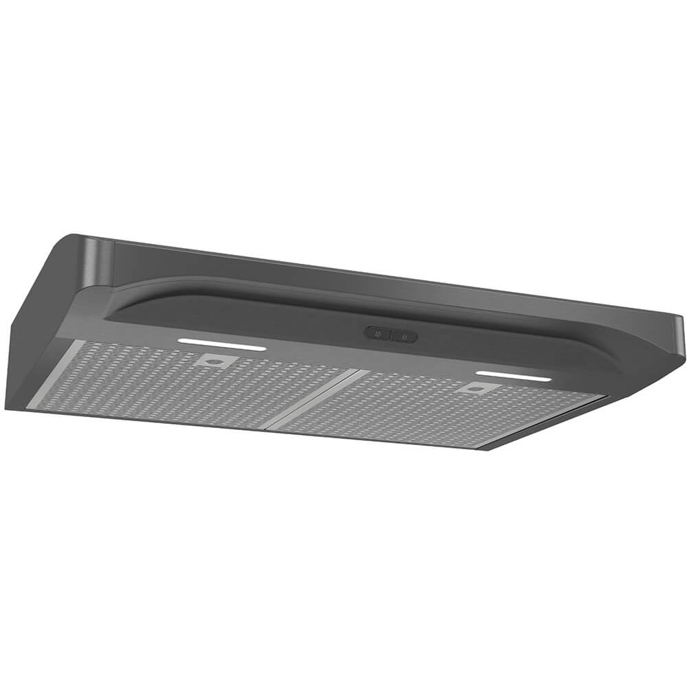 30-Inch Black Stainless Steel Convertible Under-Cabinet Range Hood