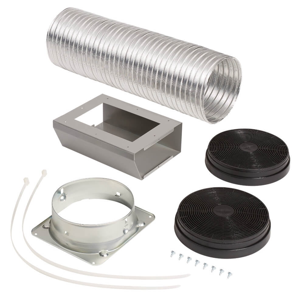 Aluminum Ductless Recirculation Kit for Range Hoods