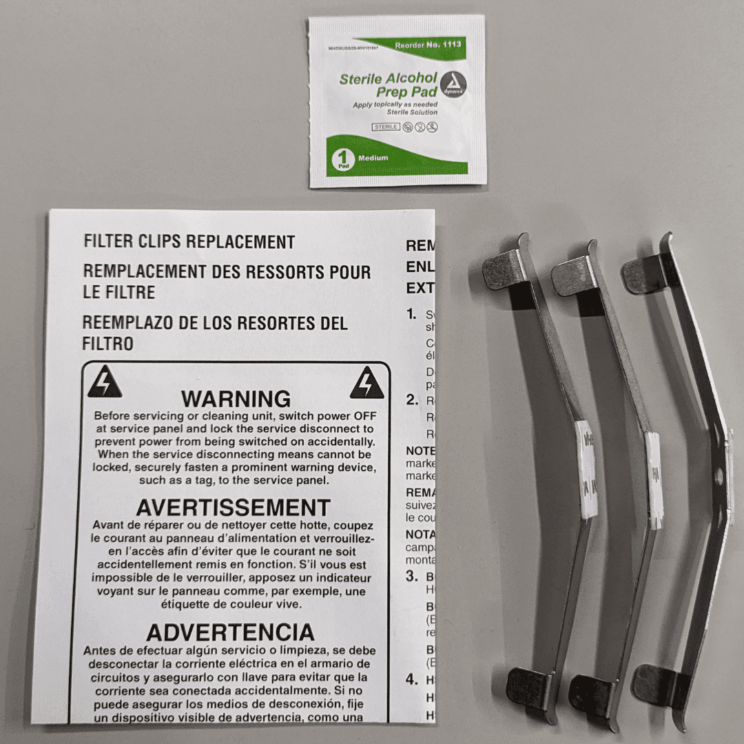 Broan Aluminum Filter Spring Kit SR169016