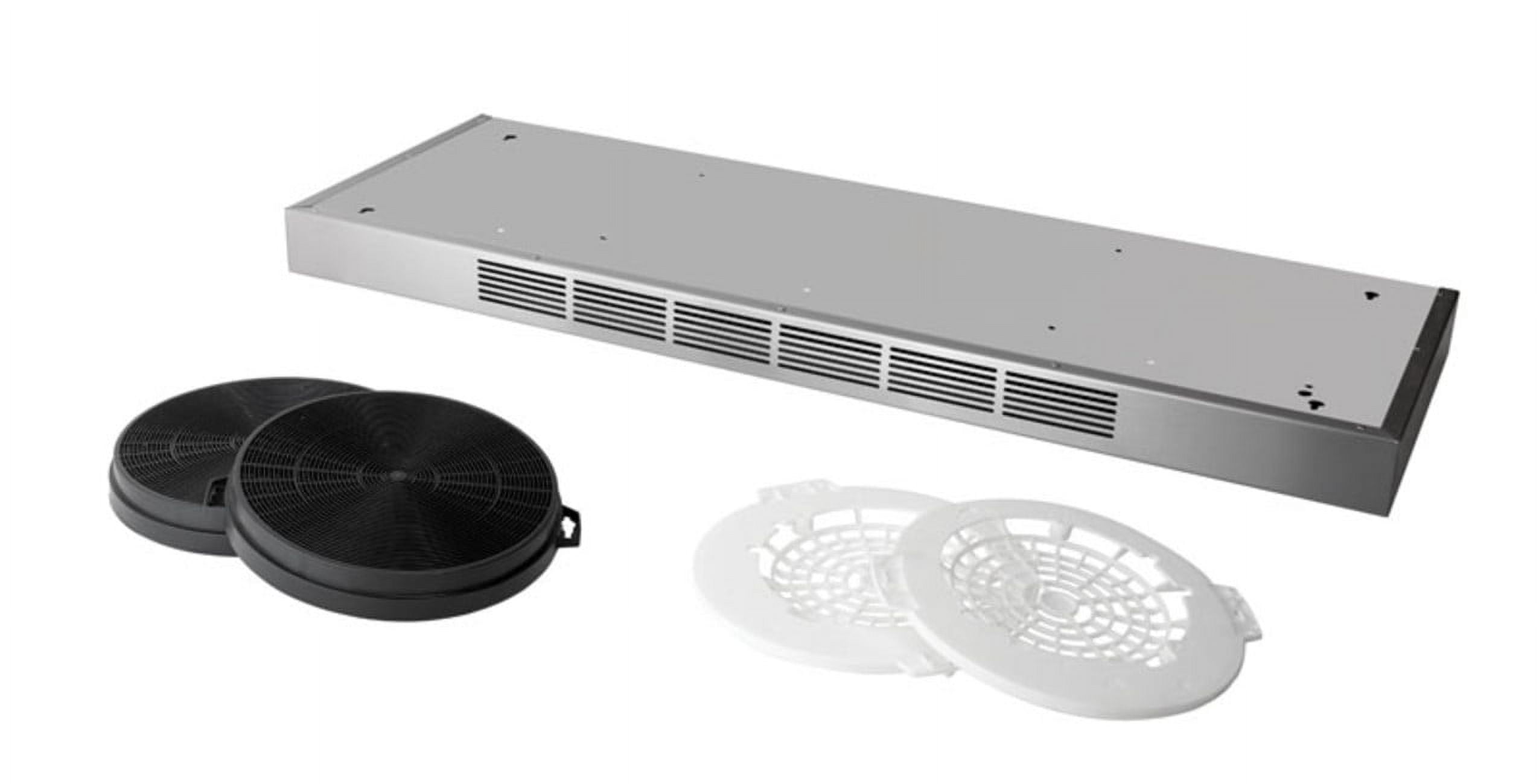 30-Inch Stainless Steel Non-Duct Recirculation Kit for Range Hoods