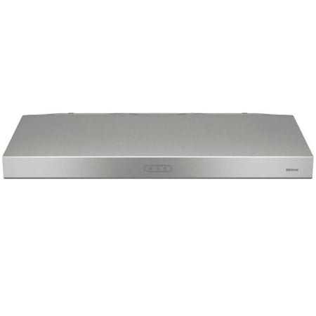 Broan - Glacier 36" Convertible Range Hood - Stainless steel