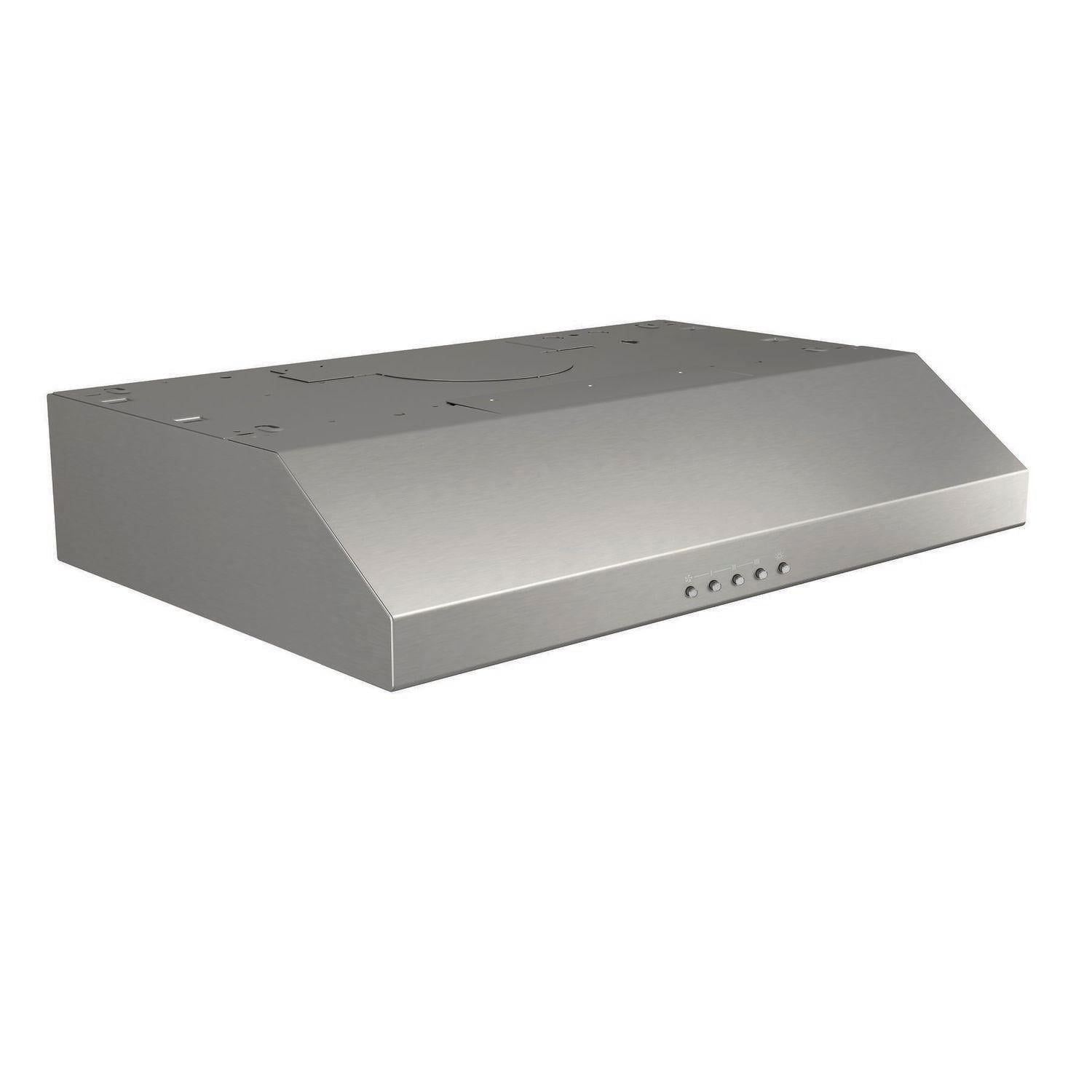 Broan 30" Stainless Steel Convertible Under Cabinet Range Hood with LED Lights