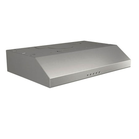 Broan - Glacier 30" Convertible Range Hood - Stainless Steel
