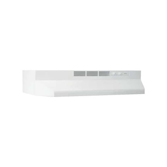 Broan BUEZ130WW Bracket Mounting Under Cabinet Range Hood in White