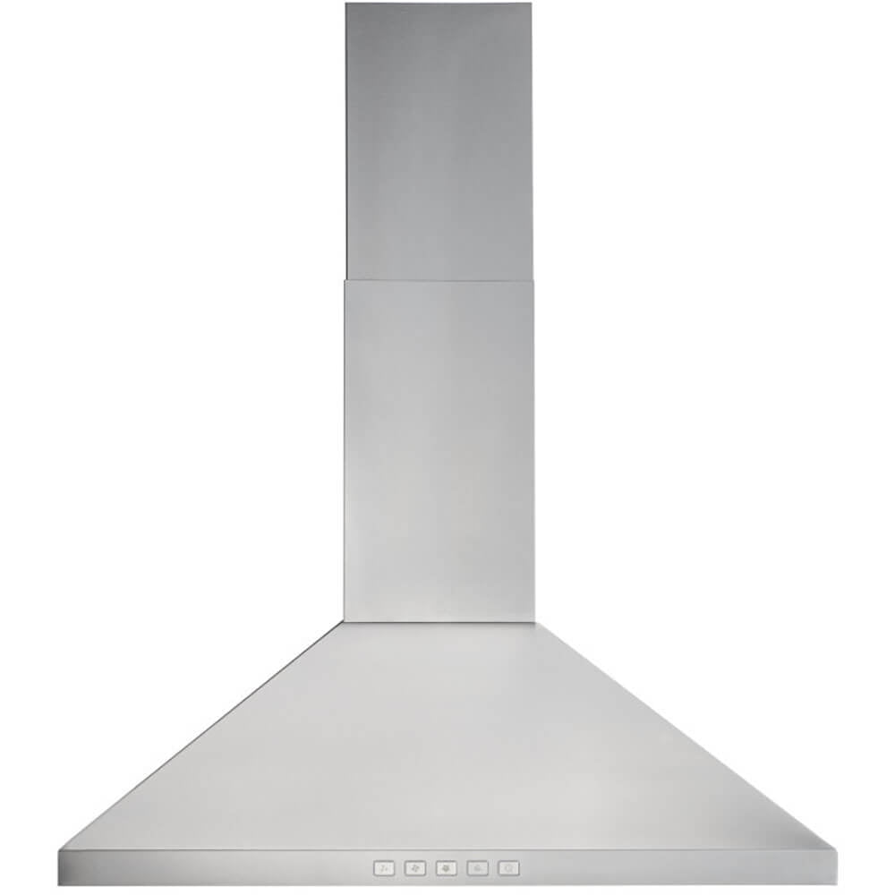 FOTILE Slant Vent Series 30 850 CFM Under Cabinet or Wall Mount Range Hood  with 2 LED lights and Touchscreen in Silver Grey Tempered Glass 