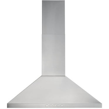 Broan BWP2304SS 30 inch Stainless Convertible Wall-Mount Pyramidal Chimney Range Hood