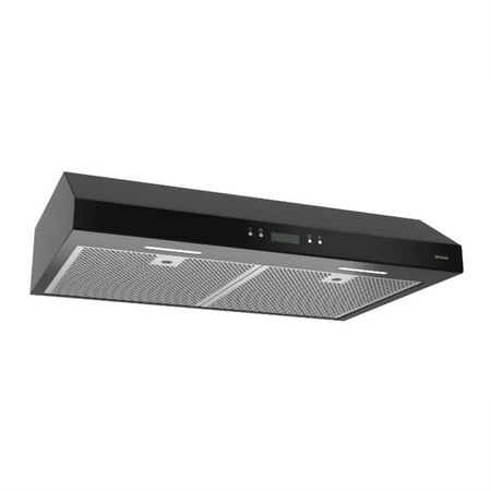 Broan - Glacier 30" Convertible Range Hood - Black