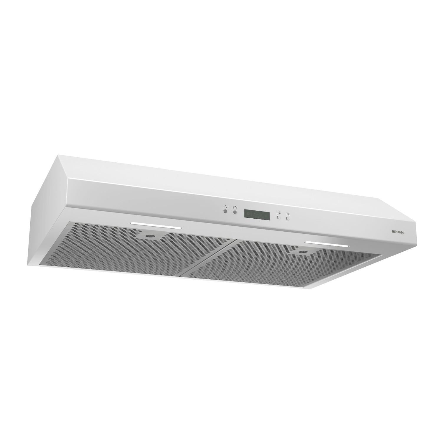 Broan NuTone 30" White Steel Convertible Range Hood