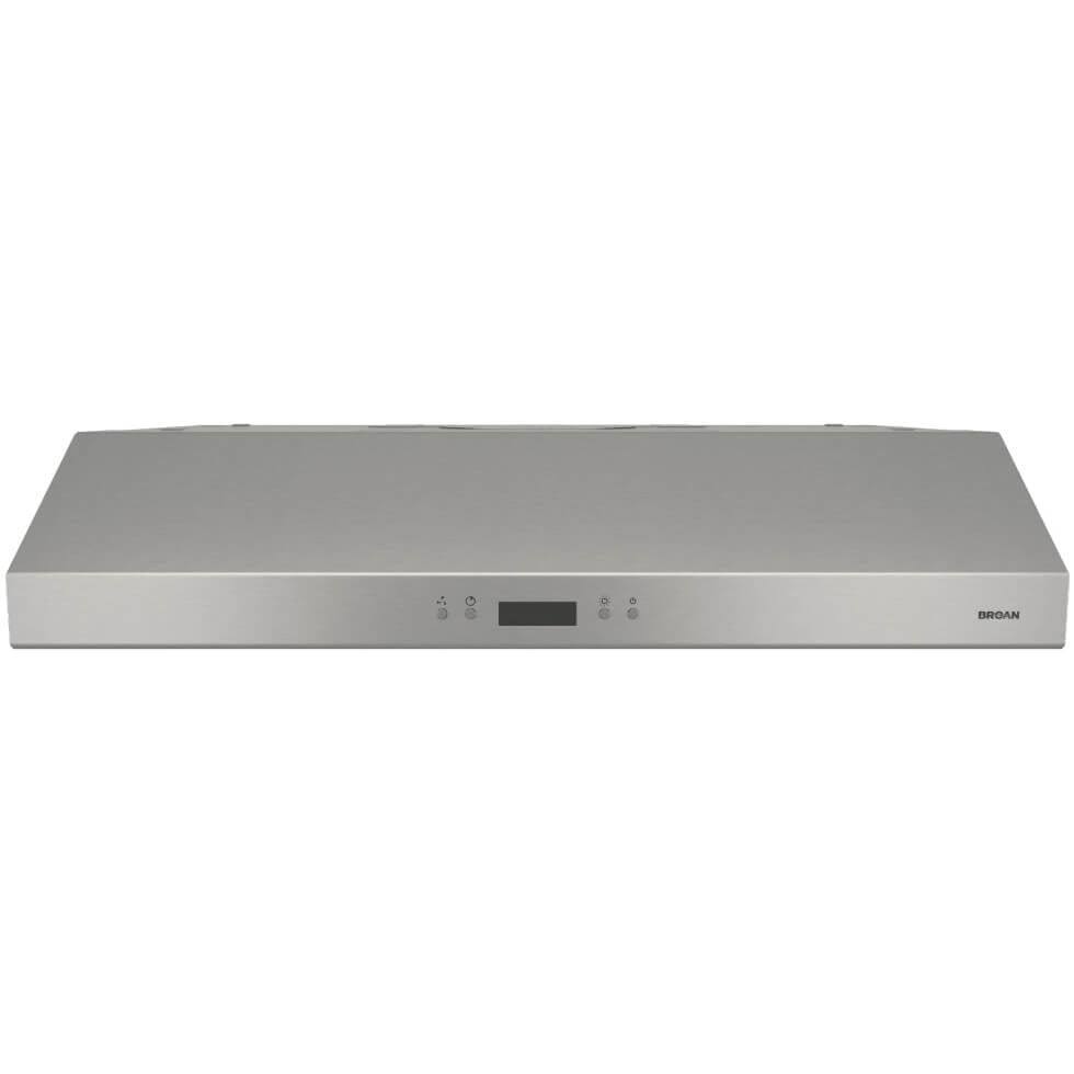 Broan 36" Stainless Steel Convertible Under Cabinet Range Hood with LED Lighting