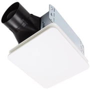 Broan-NuTone BE6 Roomside Series Bathroom Exhaust Fan With EZDuct Connector, White