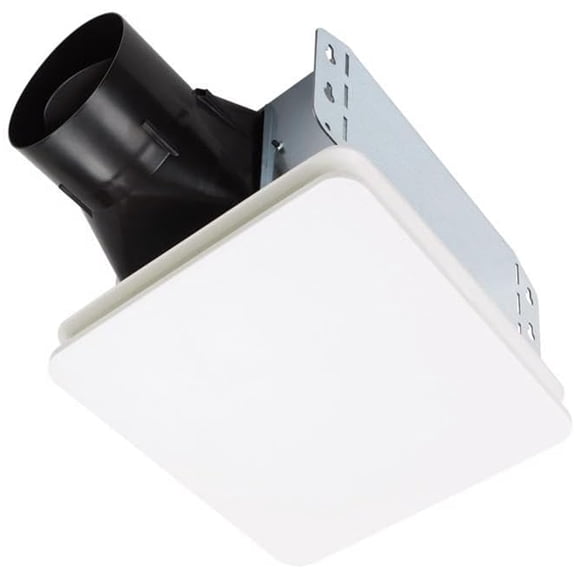 Broan-NuTone BE6 Roomside Series Bathroom Exhaust Fan w/ EZDuct Connector, White