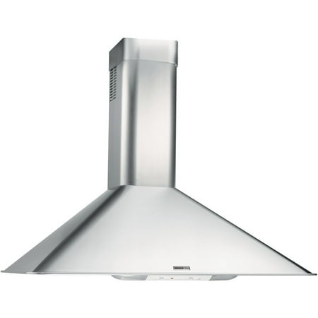 Broan Elite RangeMaster RM50000 Series 36 In. Chimney Range Hood - Black-Color:Stainless Steel,Size:35.44"