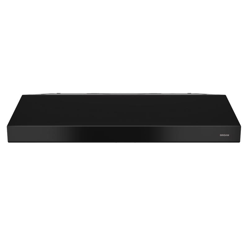 Broan-NuTone 30-Inch Black Stainless Steel Convertible Range Hood