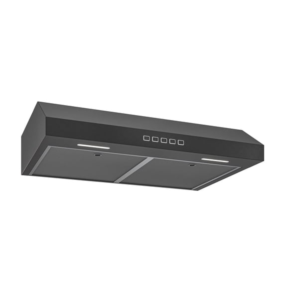 Broan-NuTone 36" Under Cabinet Rangehood, ENERGY STAR, 350 Max Blower CFM, Black Stainless