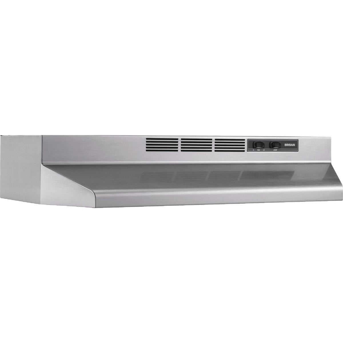 Broan-NuTone 413004 Non-Ducted Ductless Range Hood with Lights Exhaust Fan for Under Cabinet, 30-Inch, Stainless Steel