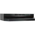 thumbnail image 1 of Broan-NuTone Under-Cabinet Range Hood 413023 - Ductless, Lighted - 30 Inch, Black, 1 of 6
