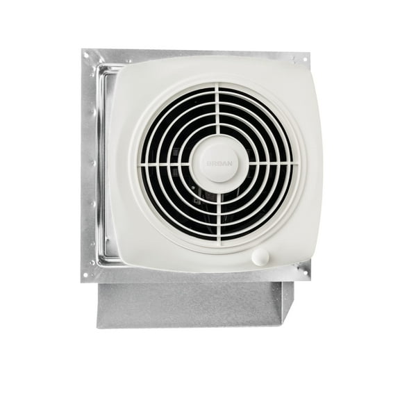 Broan-NuTone 509S Through-the-Wall Ventilation Fan, White Cover, On/Off Switch, 200 CFM, 8.5 Sones, 8" CA3