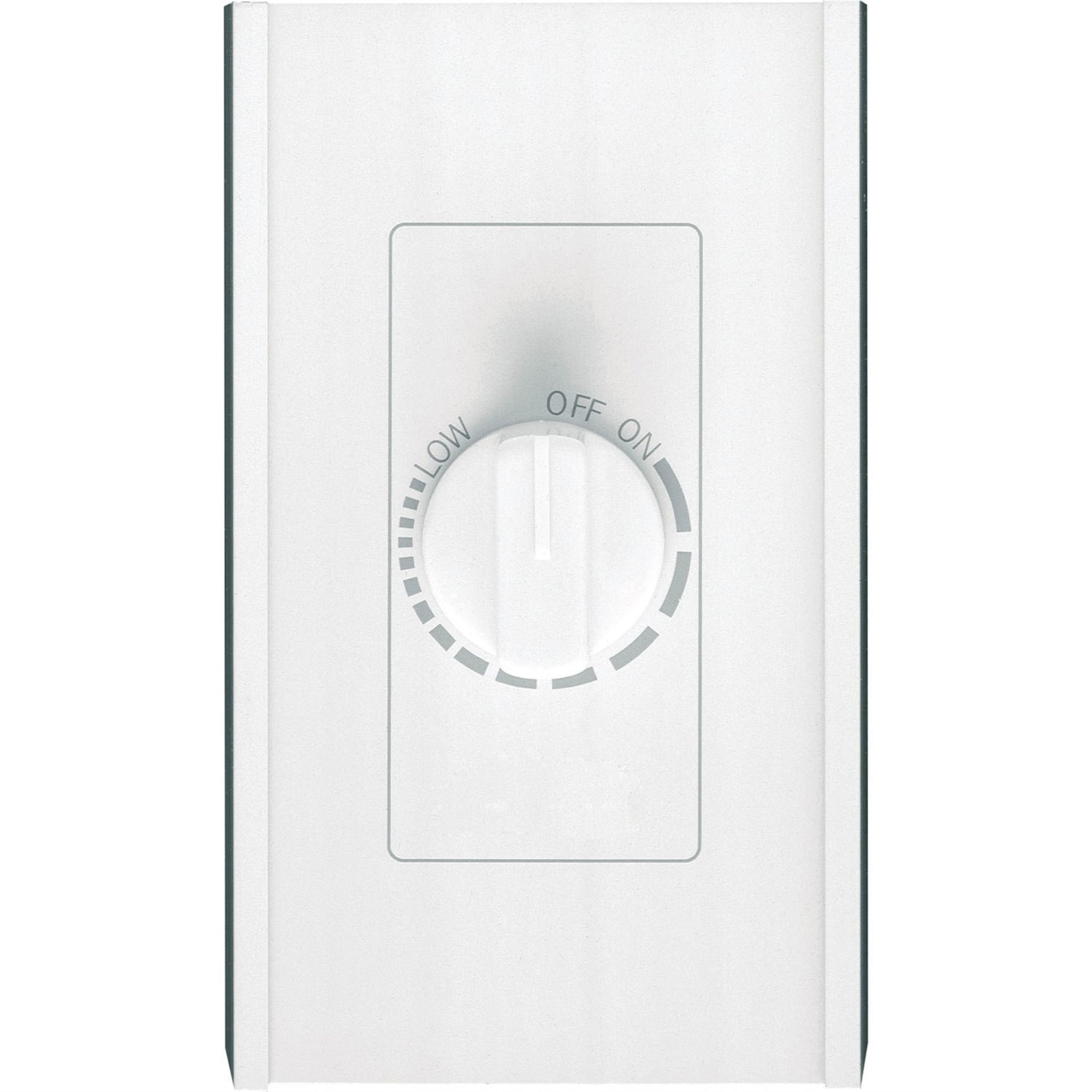 BroanNuTone 72W Variable Speed Electronic Wall Control, Dial Knob