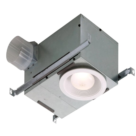 Broan-NuTone 744 Recessed Light Ventilation Fan, 70 CFM, 1.5 Sones, White