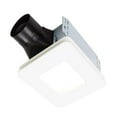 thumbnail image 1 of Broan-Nutone 3018487 80 CFM Roomside Series 1.5 Sones Bathroom Exhaust Fan with Light, White, 1 of 5
