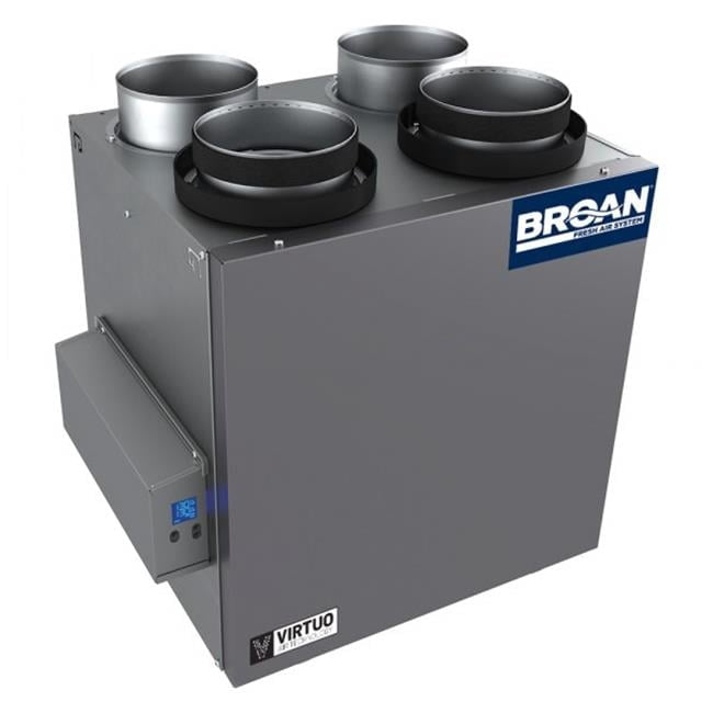 Broan NuTone B110H65RT 110 CFM Heat Recovery Ventilator with Top Ports