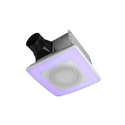 Broan-NuTone ChromaComfort 110 CFM 1.5 Sones Ventilation Fan with Bluetooth Speaker