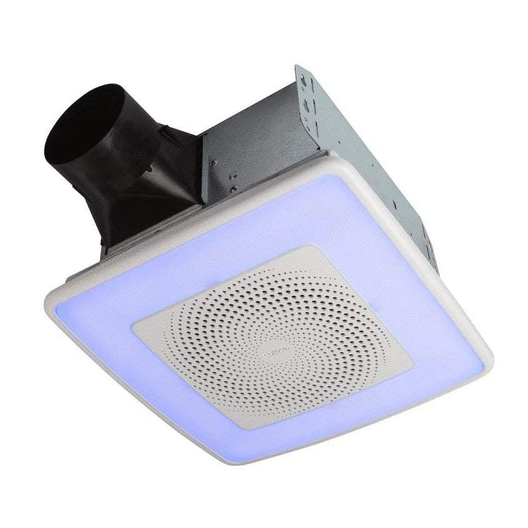 Broan NuTone ChromaComfort Ventilation Fan with Multicolor LED Light and  Control - Walmart.com