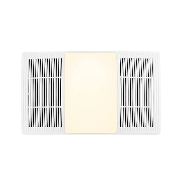 Broan-NuTone FG80HBS Heater Ventilation Grille/Cover with Dimmable LED and Color Adjustable CCT Lighting, for Bathroom Fans, 80 CFM CA3