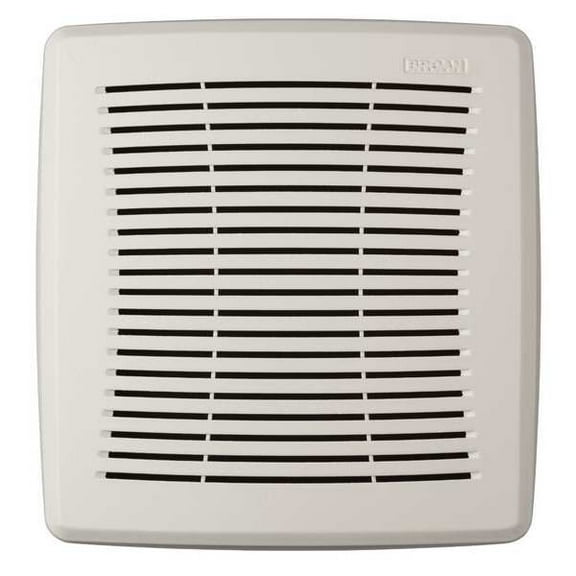 Broan-NuTone FGR101 Replacement Square Bathroom Ventilation Exhaust Fan Grille Cover, White