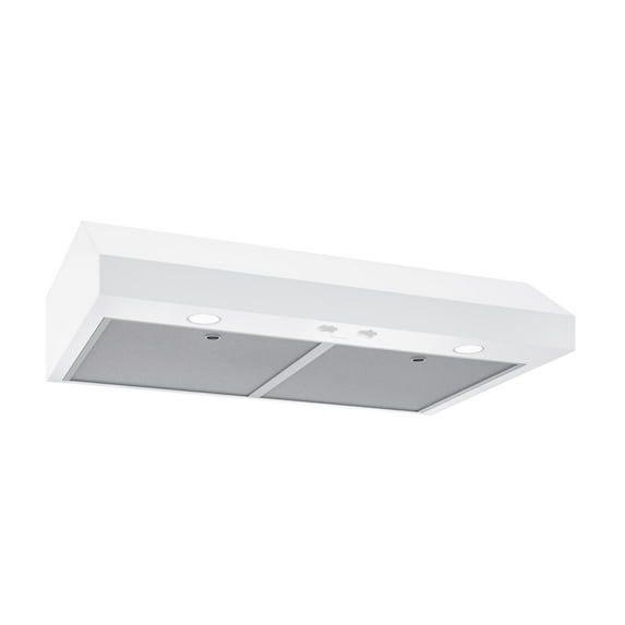 Broan-NuTone GLA1303WW 30-Inch Under Cabinet Range Hood, Energy Star, 350 Max Blower CFM, White