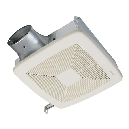Broan NuTone Lo-Profile 50/80/100 Selectable CFM Bathroom Exhaust Vent Fan, ENERGY STAR