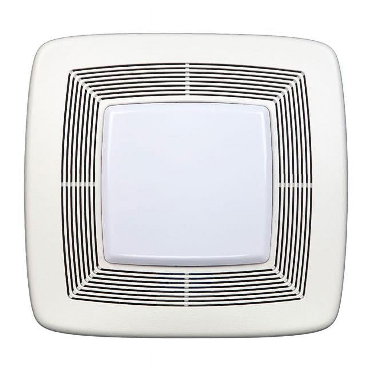 Broan-NuTone QT130LE 6" Duct 130 CFM 10W 120V Galvanized Steel Ventilation Fan 1.5 Sones - White