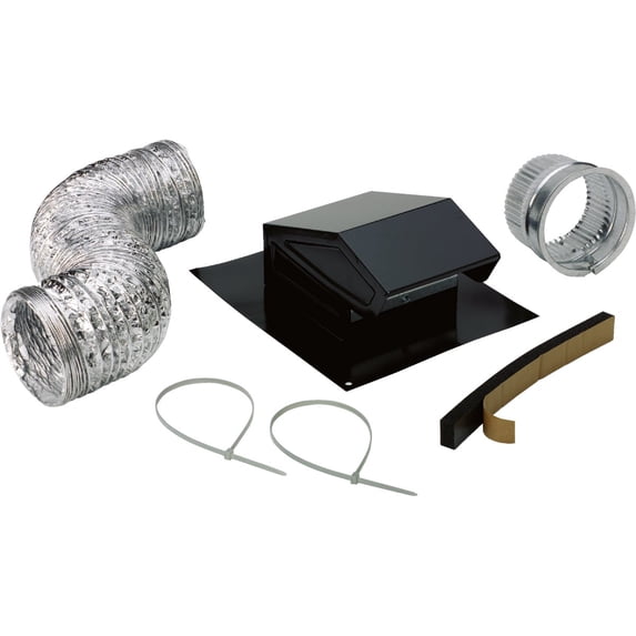 Broan-NuTone RVK1A Steel Roof Vent Kit for 3" & 4" Ducting