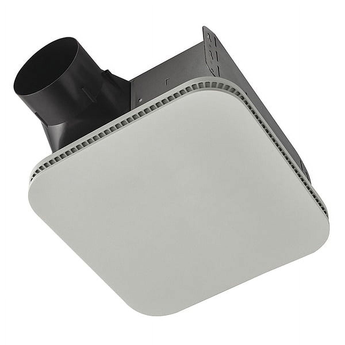 White Energy Star Bathroom Exhaust Fan with CleanCover Grille