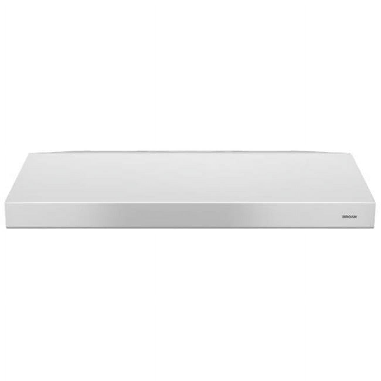 Broan-Nutone  30 in. Glacier Series Under Cabinet Convertible Hood, White