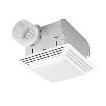 NuTone White 50 CFM Ceiling Exhaust Bath Fan with Light