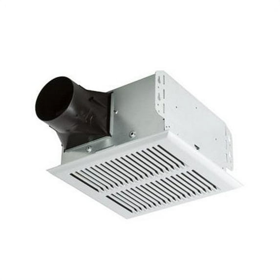 Broan 10" x 9-1/4" x 5-3/4" Medium Profile Bathroom Fan, 80 CFM, 0.37 Amps A80HD