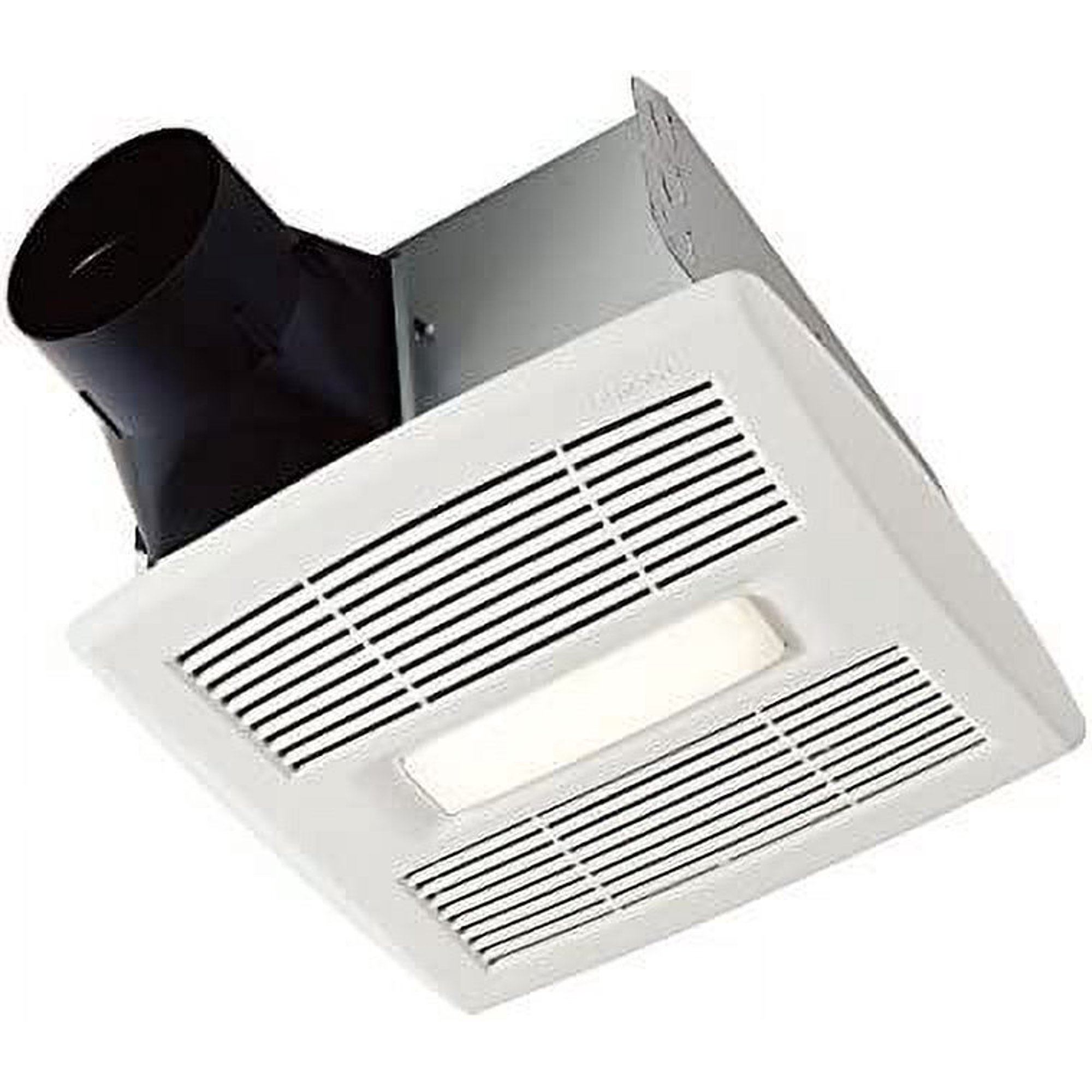 Broan-Nutone AE80BL InVent Series Single-Speed Fan with LED Light, Ceiling  Room-Side Installation Bathroom Exhaust Fan, ENERGY STAR Certified, 1.5  Sones, , White , 80 CFM 1.5 Sones - Walmart.com