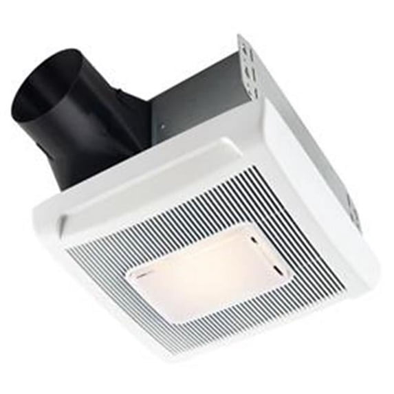Broan-Nutone AN80L 80 CFM 1.0 Sones In-Vent Series Single-Speed Fan Light, White