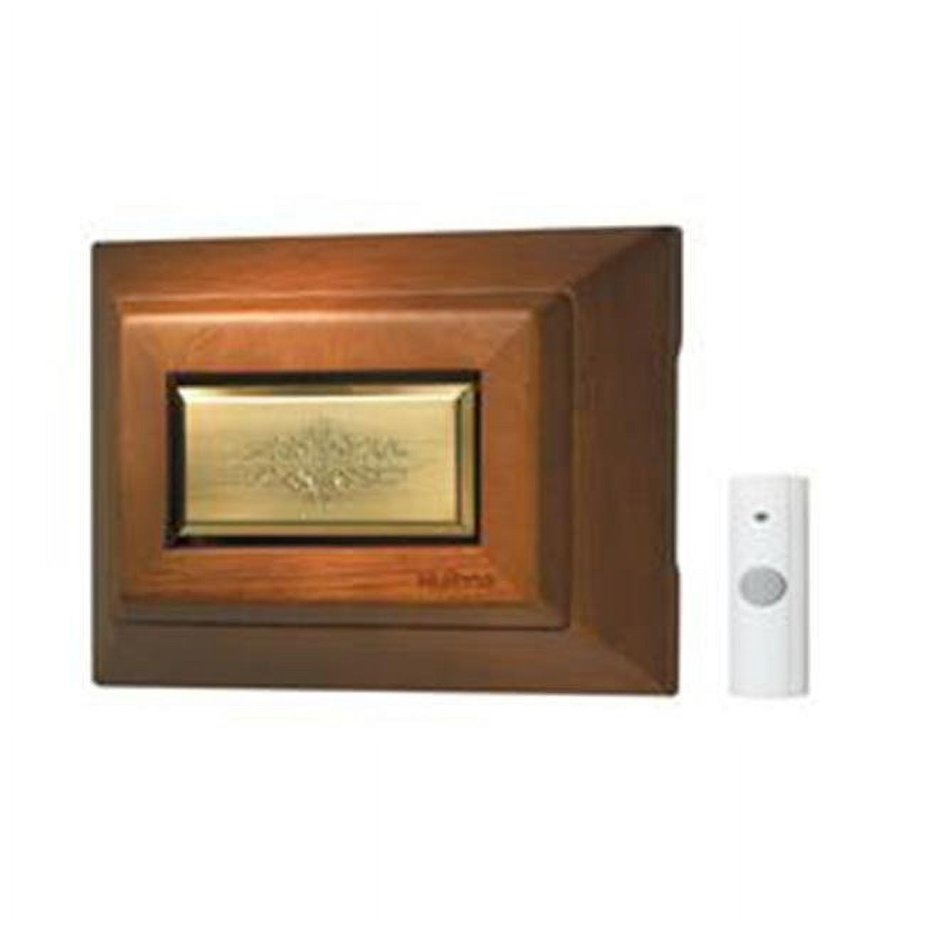 BroanNutone LA552RW Americana Wireless Door Chime Kit, Rosewood