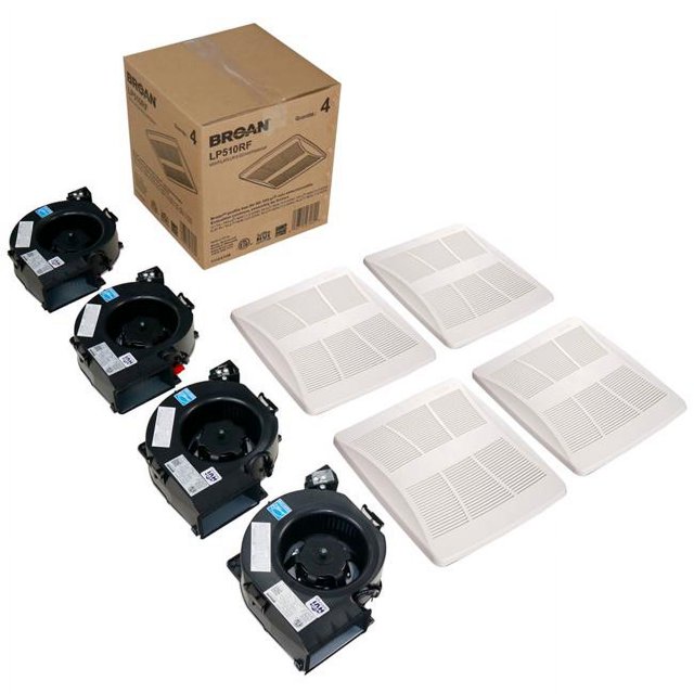 Broan Nutone LP510RF 50, 80 & 100 CFM LoProfile Continuous Run Exhaust